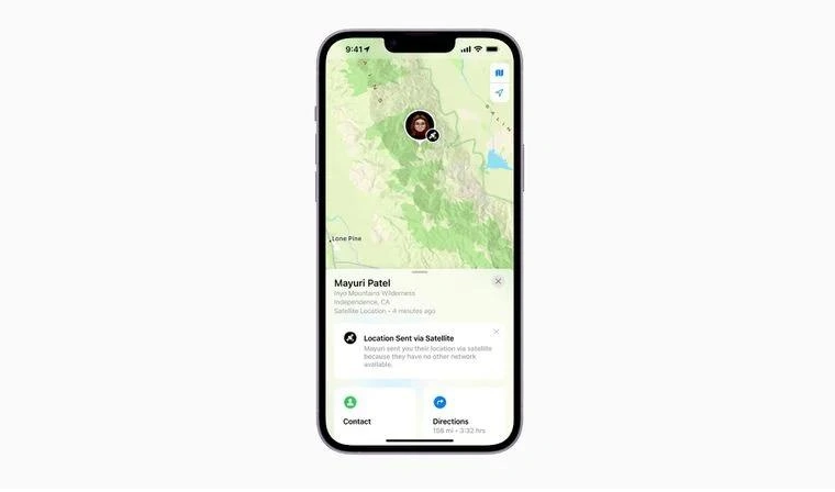 肥西苹果14维修分享iPhone14系列中 FindMy功能通过卫星分享位置方法教程 